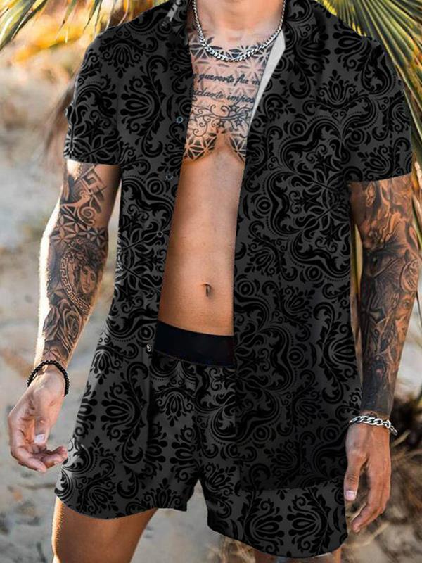 Beach Shirt Hawaiian - 2026 Nieuwe Hawaiiaanse strandprint korte mouwen