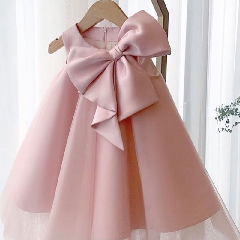Summer Clothing Baby - Zomer Grote Boog Baby Meisje Jurk