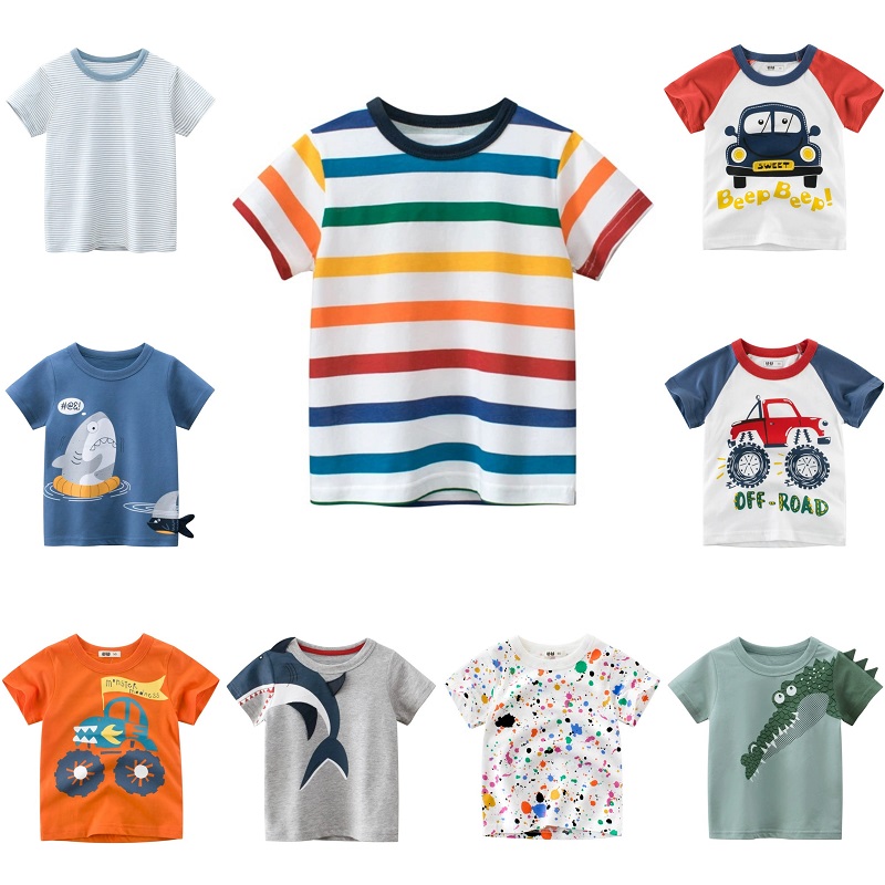 Summer Clothing Baby - 2-9 jaar kinderen T-shirts met korte