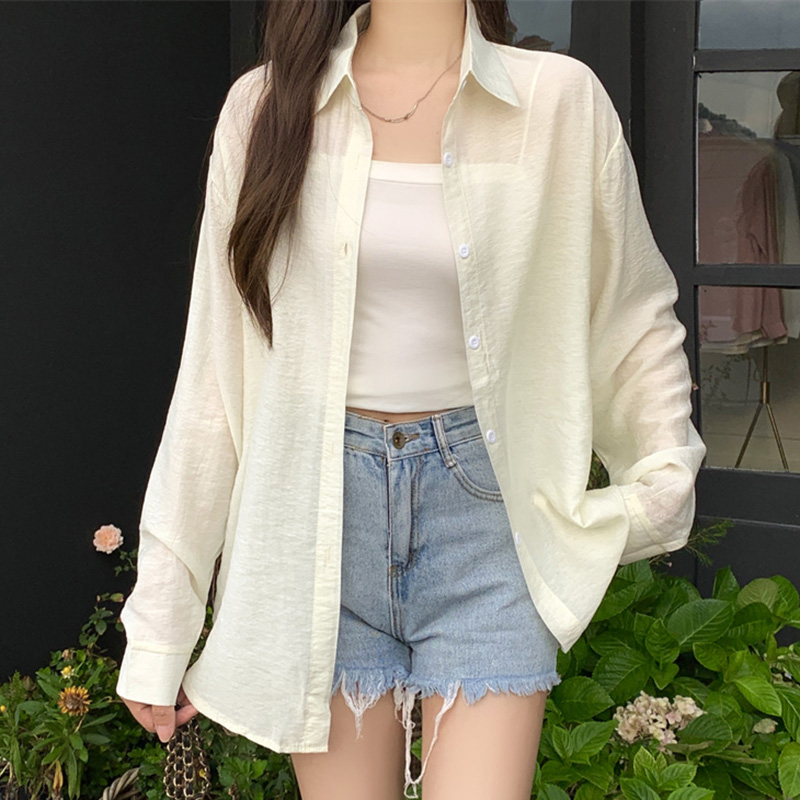 Summer Clothing Modest - Luchtig Button-Down Shirt Voor Vrouwen Lange