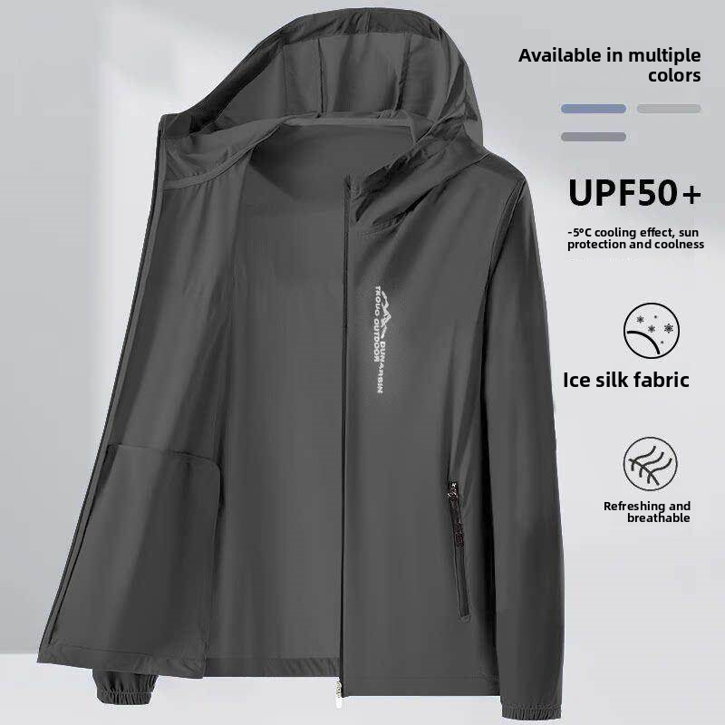 Summer Uv Clothing - Heren zomer lichtgewicht ademend ijszijde UV-beschermingshoed