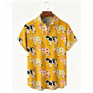 Beach Shirt Hawaiian - Modieus Hawaiiaans vakantie strand bloemen katten