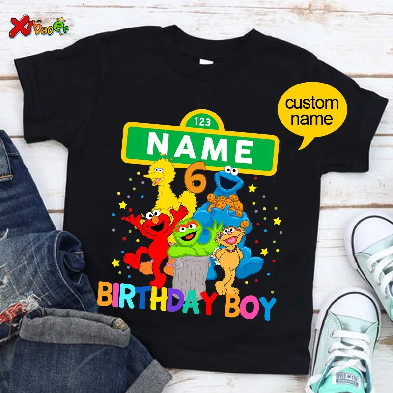 Summer Clothing For Teen Girls - Zeemeermin verjaardag meisje T-shirt zwarte prinses