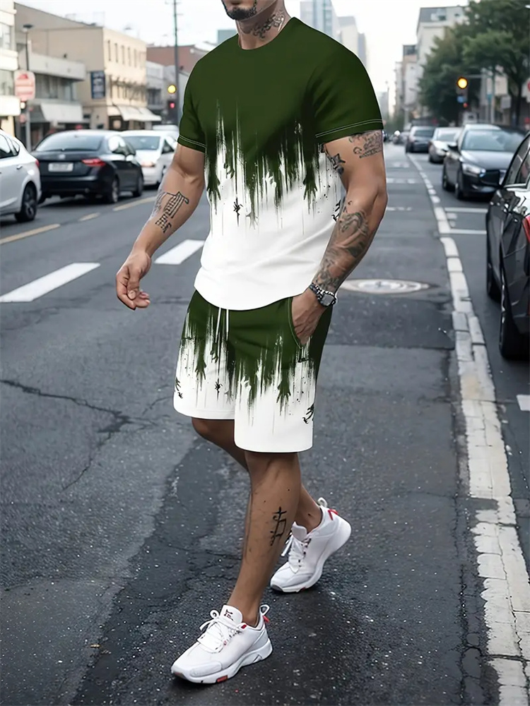 Heren Dames T-shirt met gradië - Summer Clothing Modest recensie en prijs