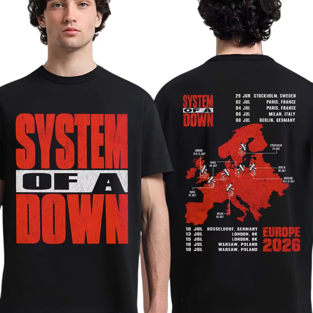 System of A Down EU en UK Tour - Summer Clothing Uk Men recensie en prijs