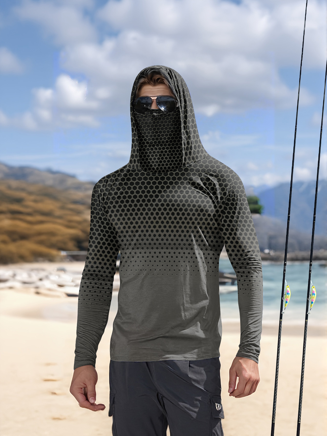 Heren Hood Fishing Shirt lange - Summer Clothing Tops recensie en prijs