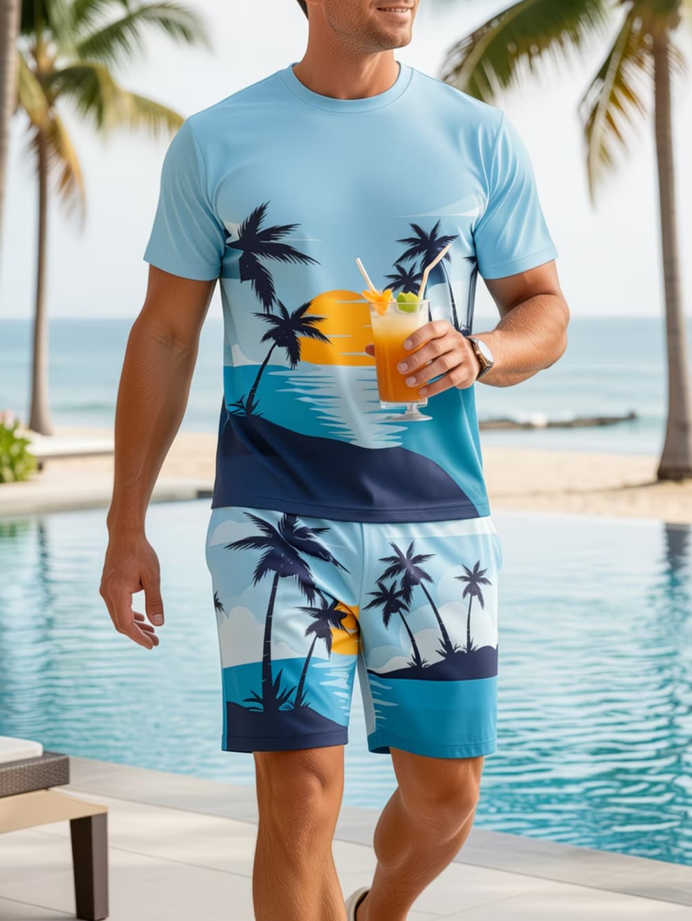 2026 Heren 2-delige set Hawaii - Beach Shirt Hawaiian recensie en prijs