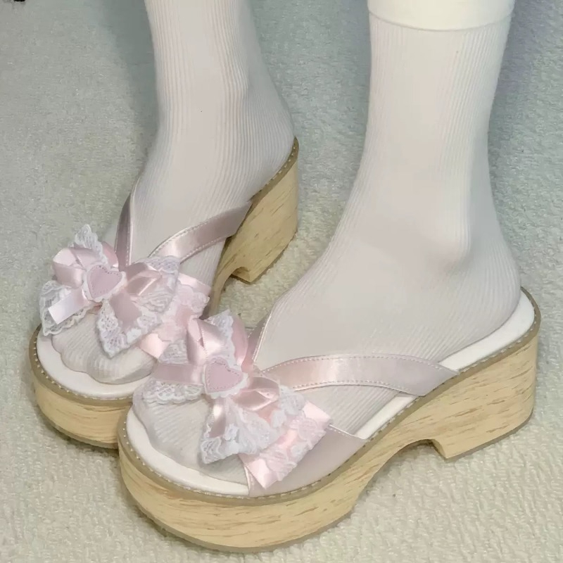 Sweet Bow Wood Grain Dikke Bod - Summer Clothing Elegant recensie en prijs