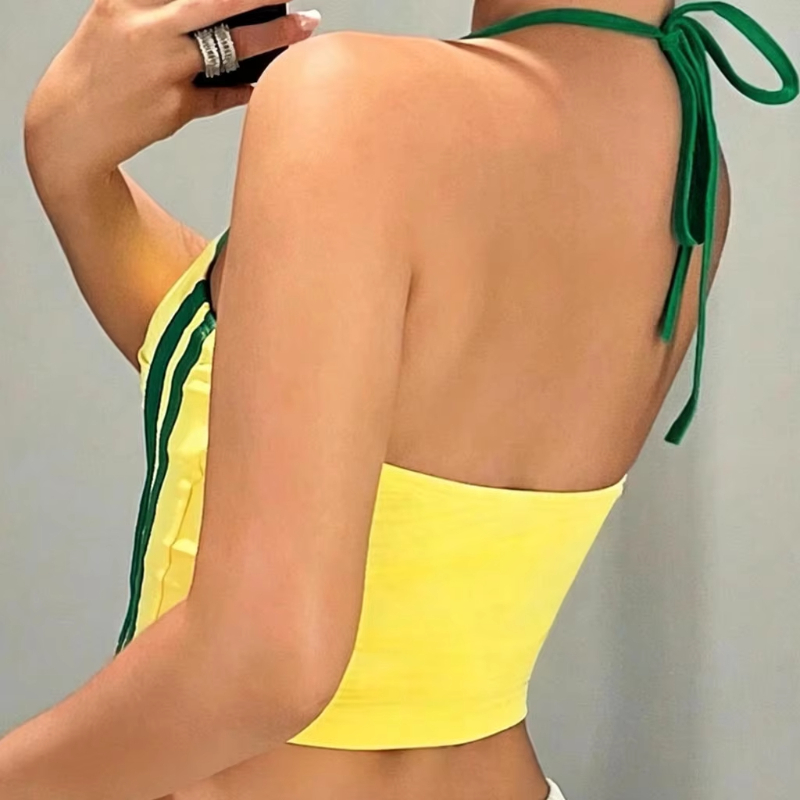 American Spice Girl bedrukte t - Yellow Summer Clothing recensie en prijs
