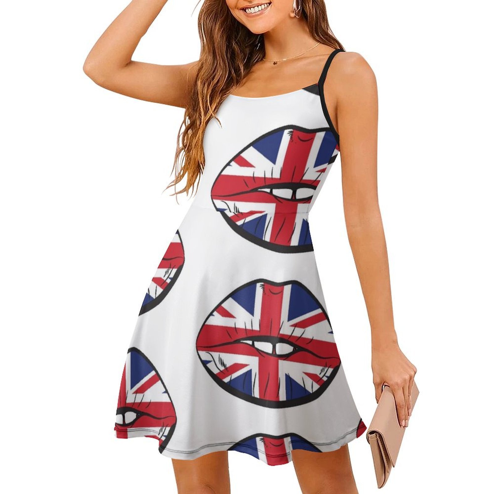 Britse vlag Fan Lips UK Fan Un - Summer Clothing Women Uk recensie en prijs