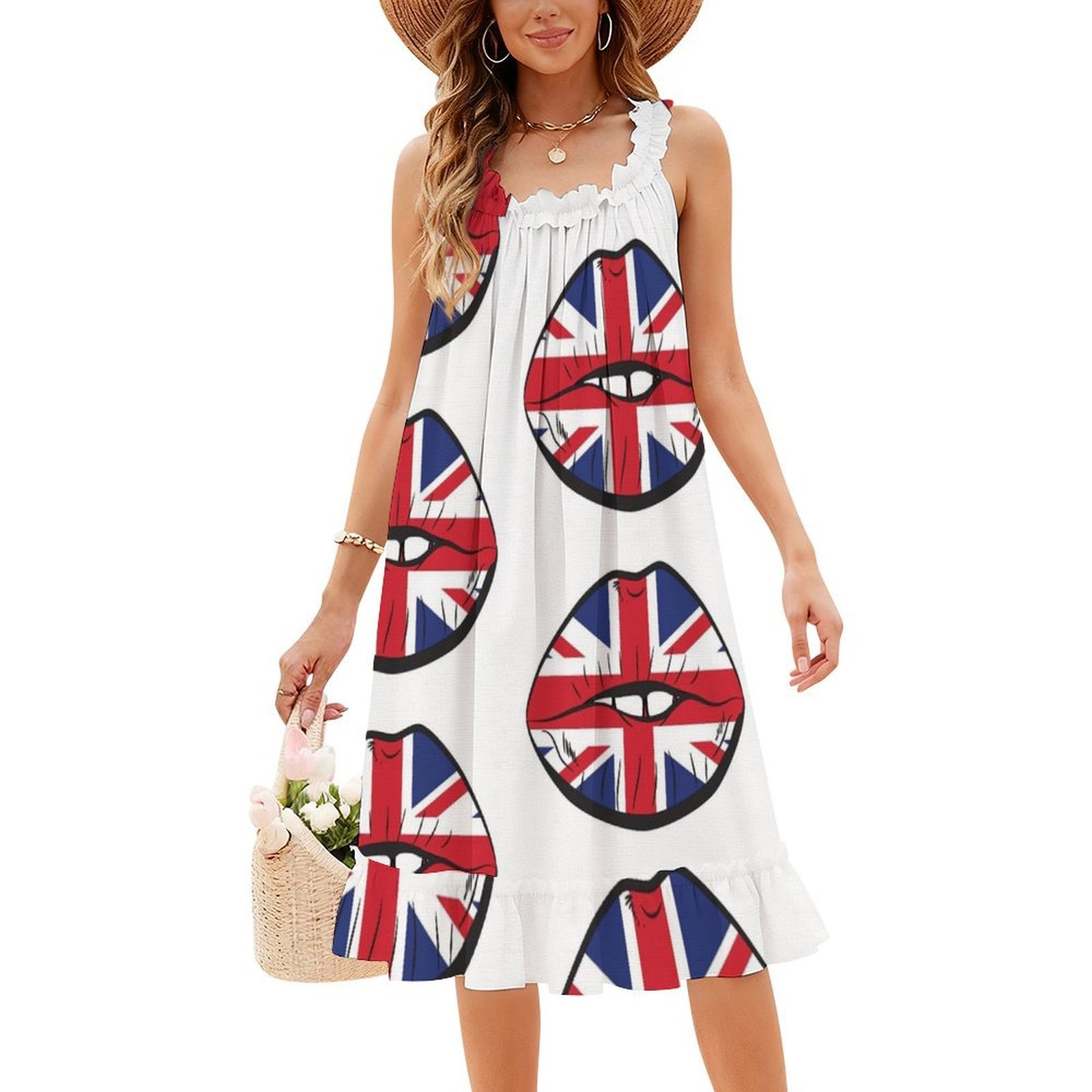 Britse vlag Fan Lips UK Fan Un - Summer Clothing Women Uk recensie en prijs